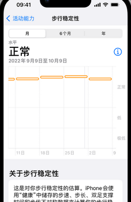 娄底iPhone手机维修如何在iPhone开启'步行稳定性通知'