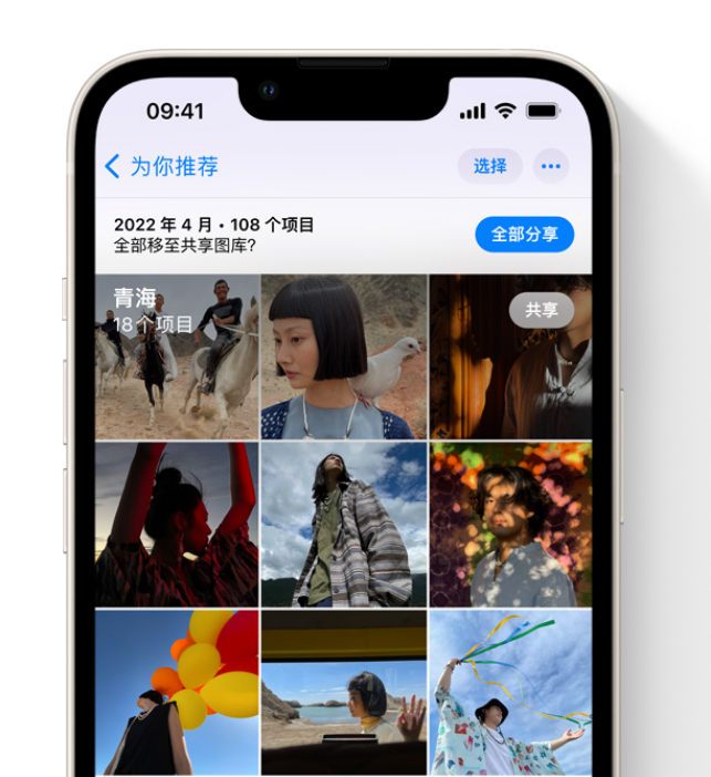 娄底苹果维修网点分享在 iPhone 上使用共享图库 