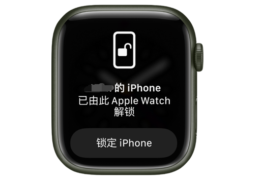 娄底苹果手机维修分享用 AppleWatch 解锁配备面容 ID 的 iPhone方法 